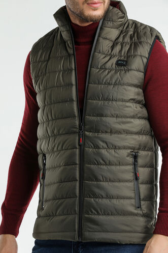 Slazenger HERCULE Erkek Yelek Haki - Thumbnail