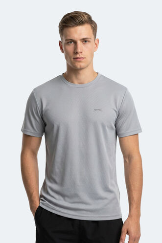 Slazenger - Slazenger HERRERA Erkek Gri Tişört