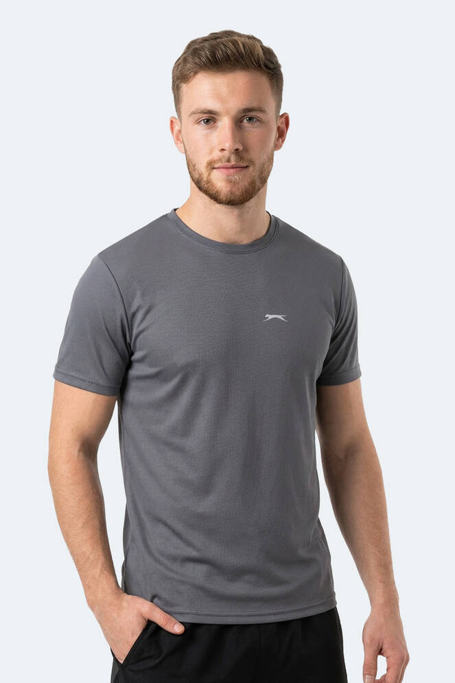 Slazenger HERRERA Erkek Koyu Gri Tişört