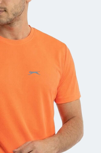 Slazenger HERRERA Erkek Neon Turuncu Tişört - Thumbnail