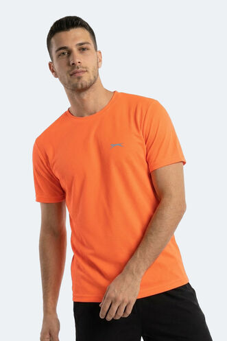 Slazenger HERRERA Erkek Neon Turuncu Tişört - Thumbnail