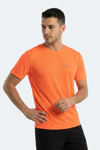 Slazenger HERRERA Erkek Neon Turuncu Tişört - Thumbnail