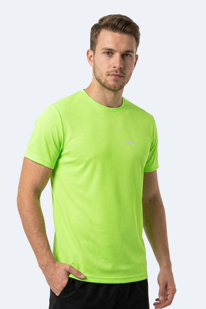 Slazenger HERRERA Erkek Neon Yeşil Tişört