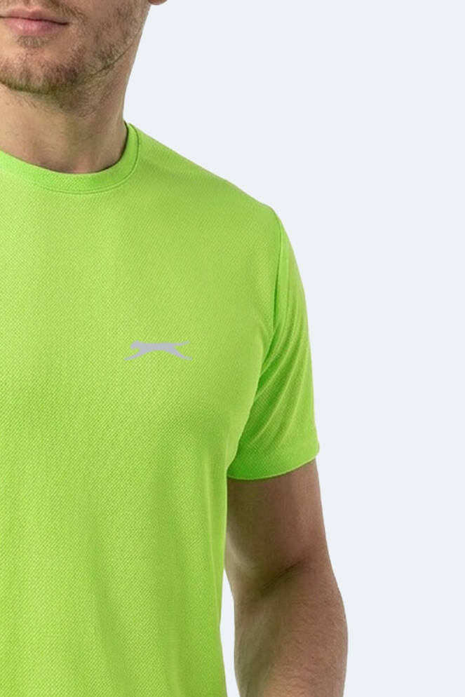 Slazenger HERRERA Erkek Neon Yeşil Tişört