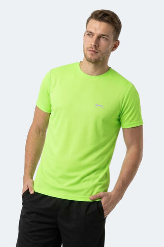Slazenger HERRERA Erkek Neon Yeşil Tişört - Thumbnail