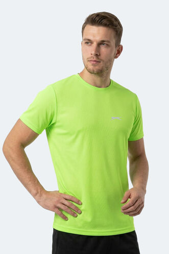 Slazenger HERRERA Erkek Neon Yeşil Tişört - Thumbnail