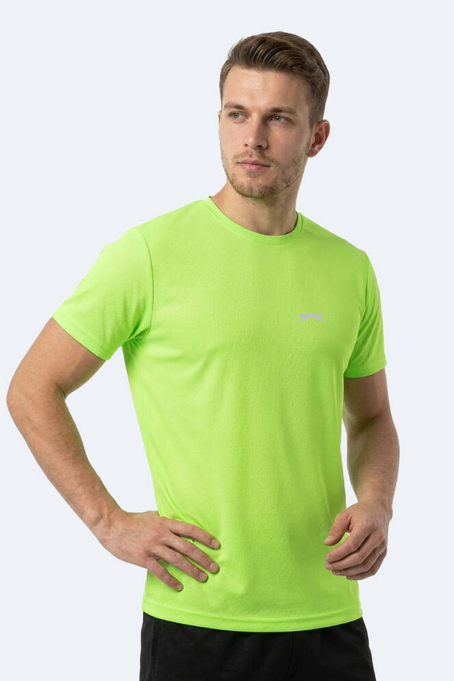 Slazenger HERRERA Erkek Neon Yeşil Tişört