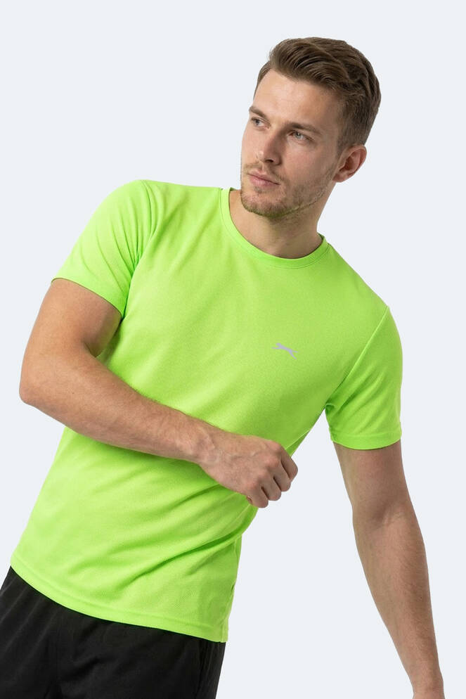 Slazenger HERRERA Erkek Neon Yeşil Tişört