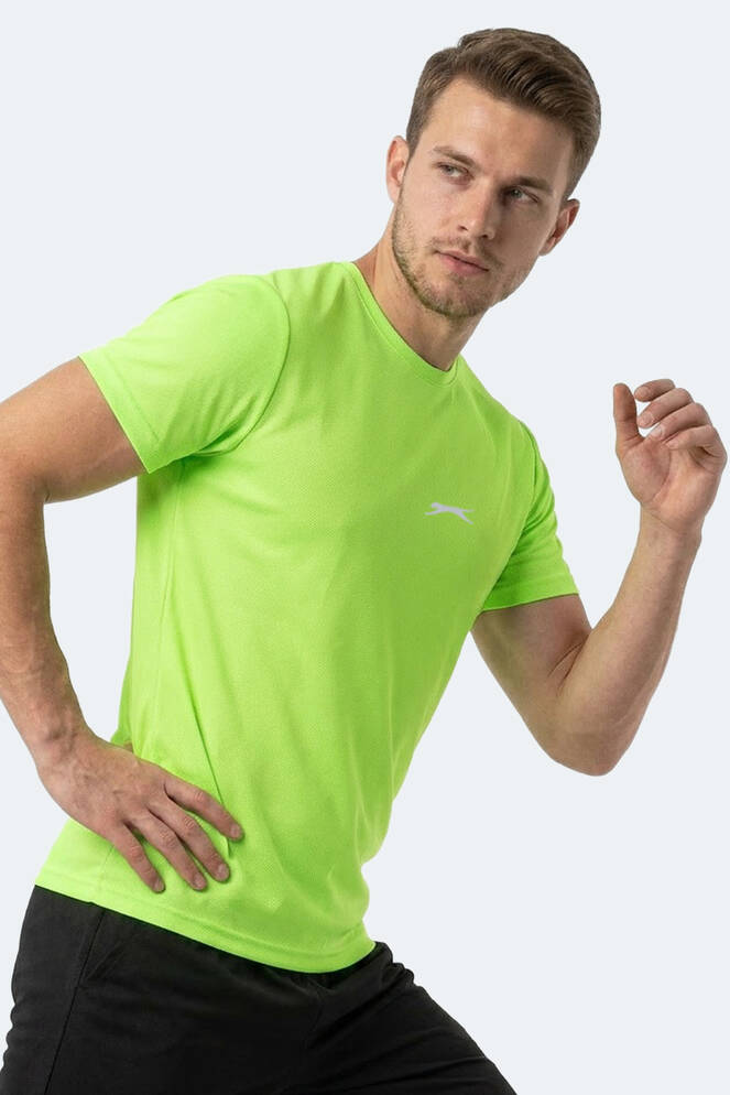 Slazenger HERRERA Erkek Neon Yeşil Tişört