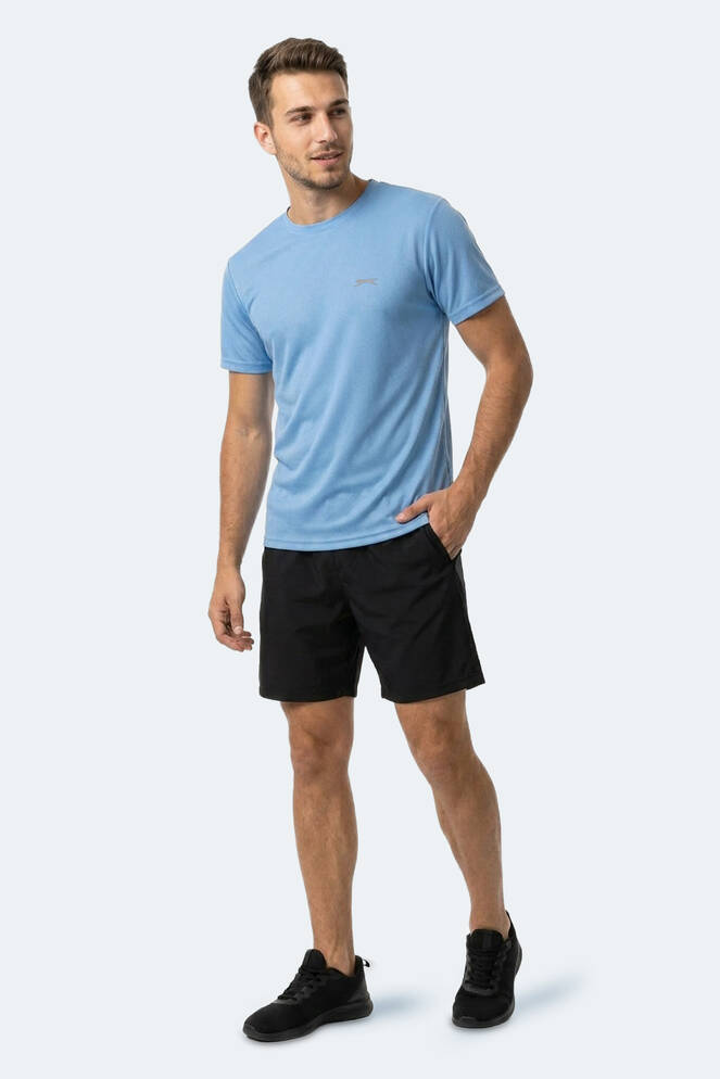 Slazenger HERRERA Erkek Saks Mavi Tişört