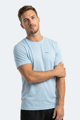 Slazenger HERRERA Erkek Turkuaz Tişört - Thumbnail