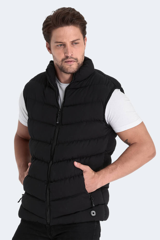Slazenger HIDRO Erkek Şişme Siyah Yelek