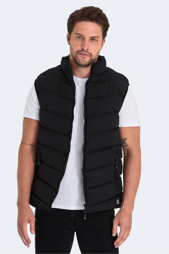 Slazenger HIDRO Erkek Şişme Siyah Yelek