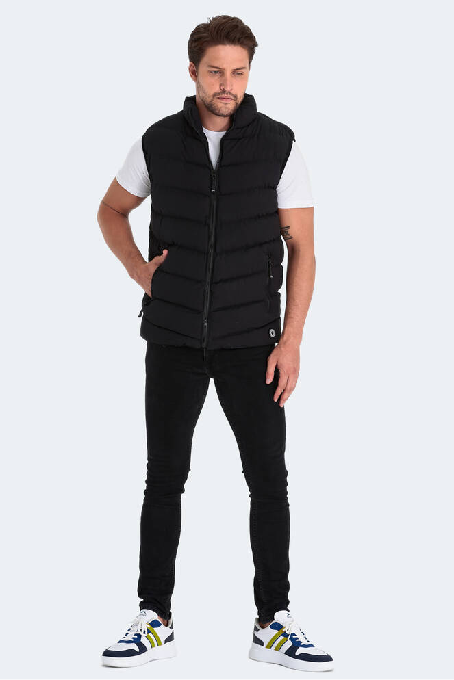 Slazenger HIDRO Erkek Şişme Siyah Yelek
