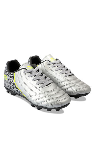 Slazenger HINO KR Football Boys' Cleats Shoes Gray - Black - Thumbnail