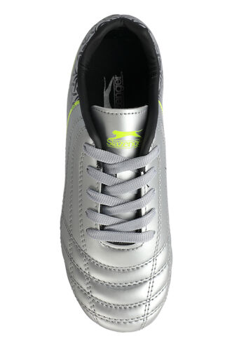 Slazenger HINO KR Football Boys' Cleats Shoes Gray - Black - Thumbnail