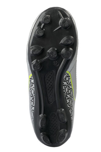 Slazenger HINO KR Football Boys' Cleats Shoes Gray - Black - Thumbnail