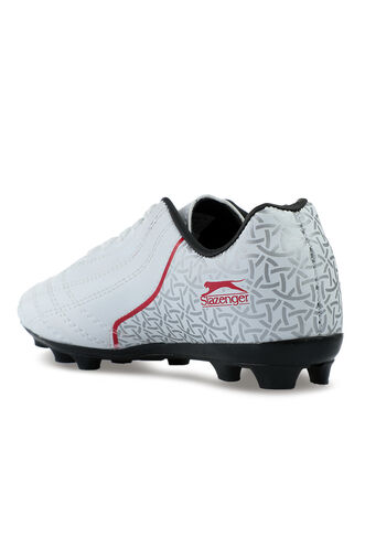 Slazenger HINO KR Football Boys' Cleats White - Black - Thumbnail
