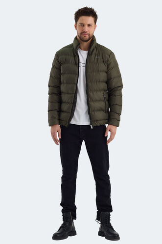 Slazenger HONOR I Men's Jacket & Coat Khaki - Thumbnail