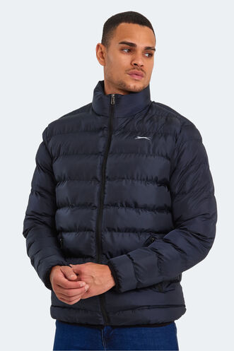 Slazenger HONOR I Men's Jacket & Coat Navy - Thumbnail