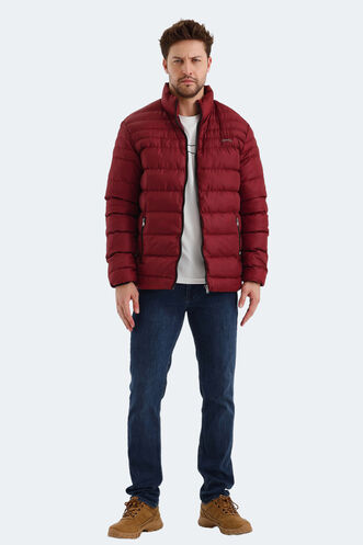 Slazenger HORIZON I Men's Jacket & Coat Burgundy - Thumbnail