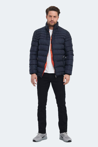 Slazenger HORIZON I Men's Jacket & Coat Navy - Thumbnail