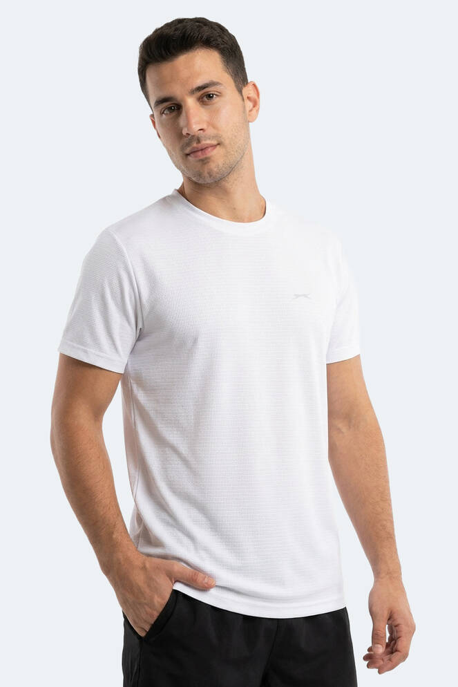 Slazenger HUGGER Erkek Beyaz Tişört