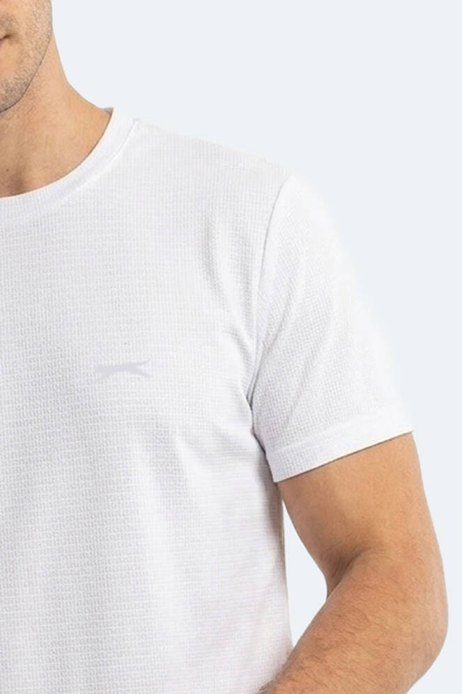 Slazenger HUGGER Erkek Beyaz Tişört