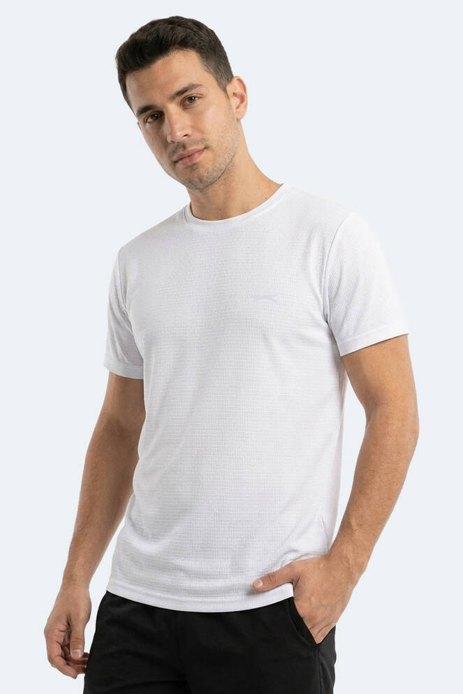 Slazenger HUGGER Erkek Beyaz Tişört