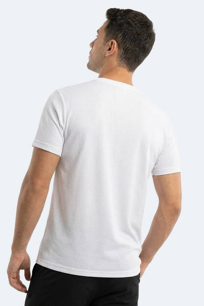 Slazenger HUGGER Erkek Beyaz Tişört