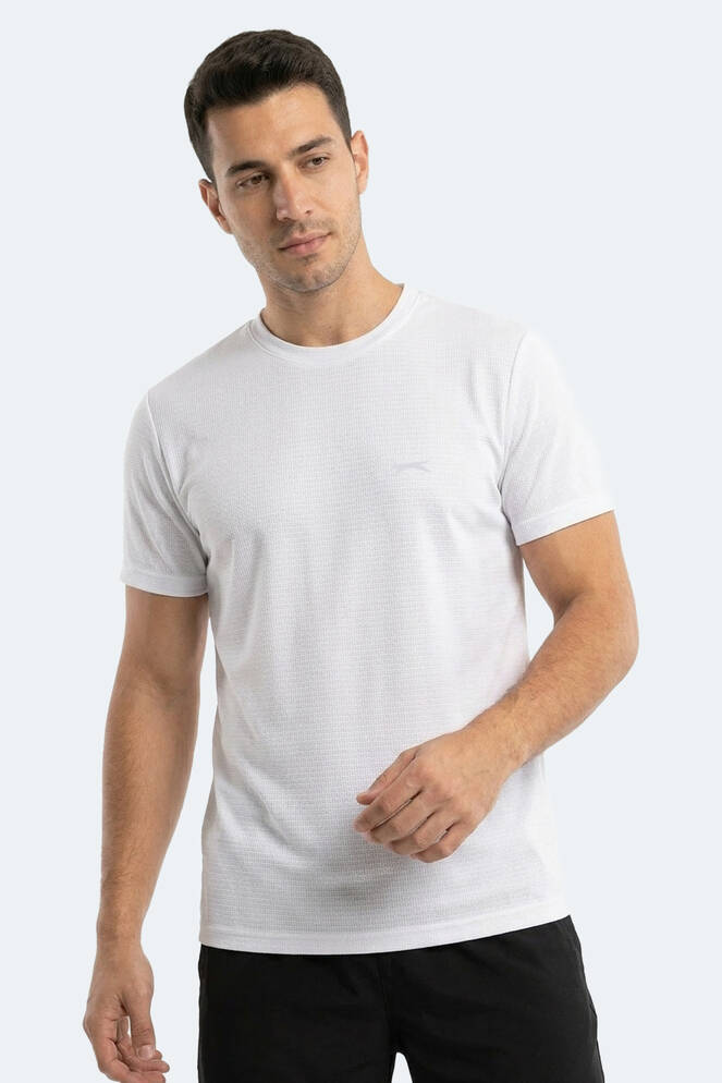 Slazenger HUGGER Erkek Beyaz Tişört