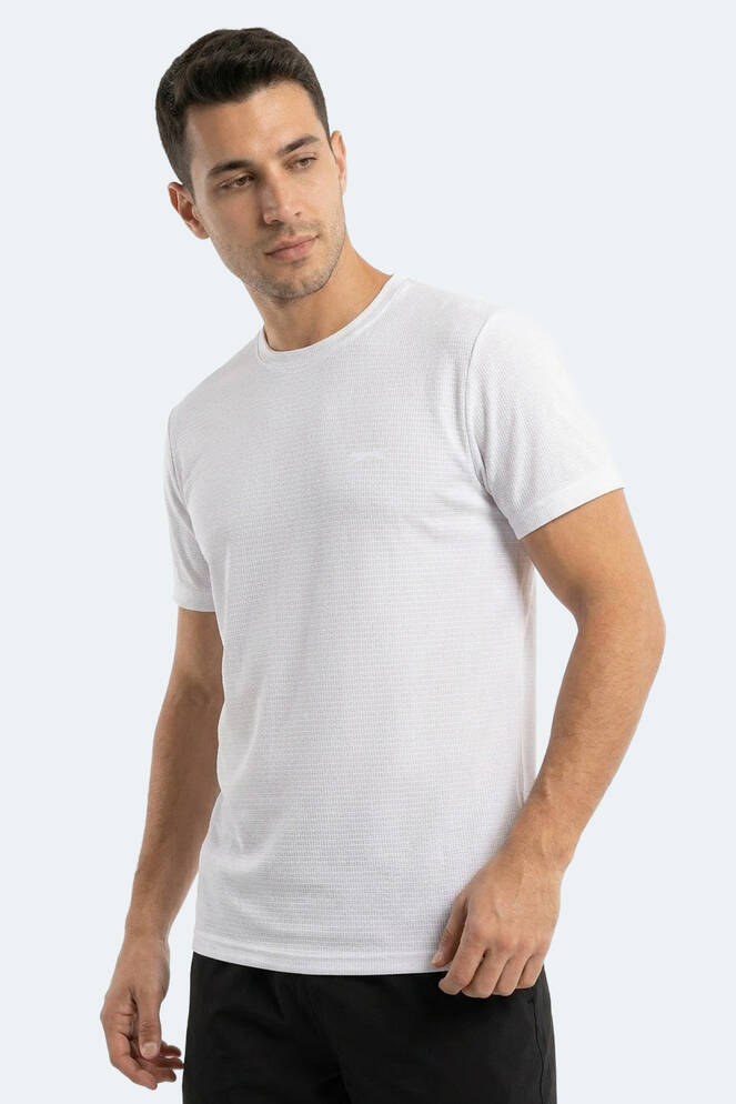 Slazenger HUGGER Erkek Beyaz Tişört