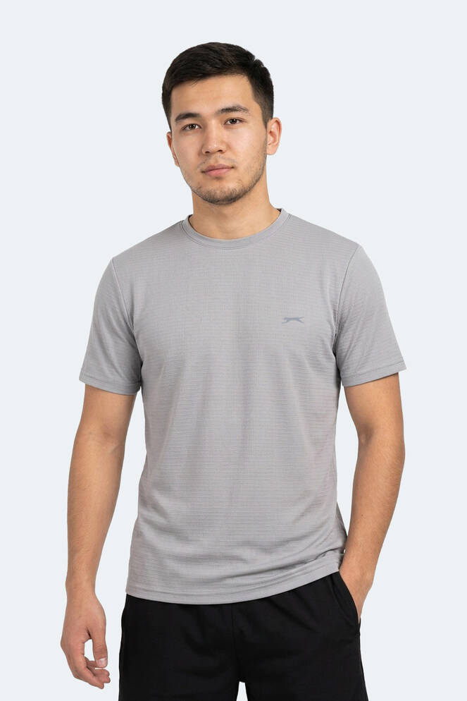 Slazenger HUGGER Erkek Gri Tişört