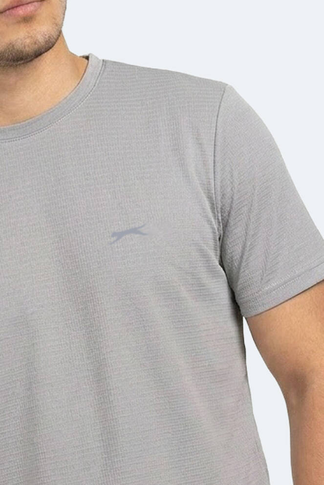Slazenger HUGGER Erkek Gri Tişört