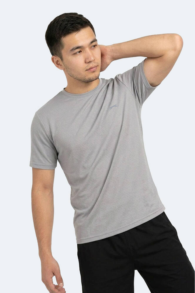 Slazenger HUGGER Erkek Gri Tişört