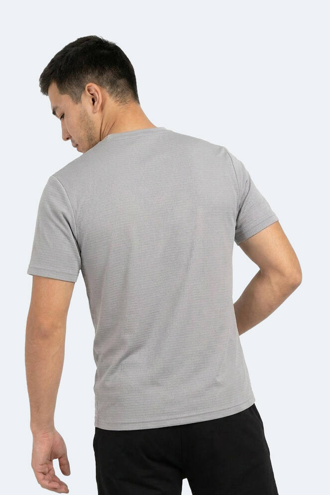 Slazenger HUGGER Erkek Gri Tişört