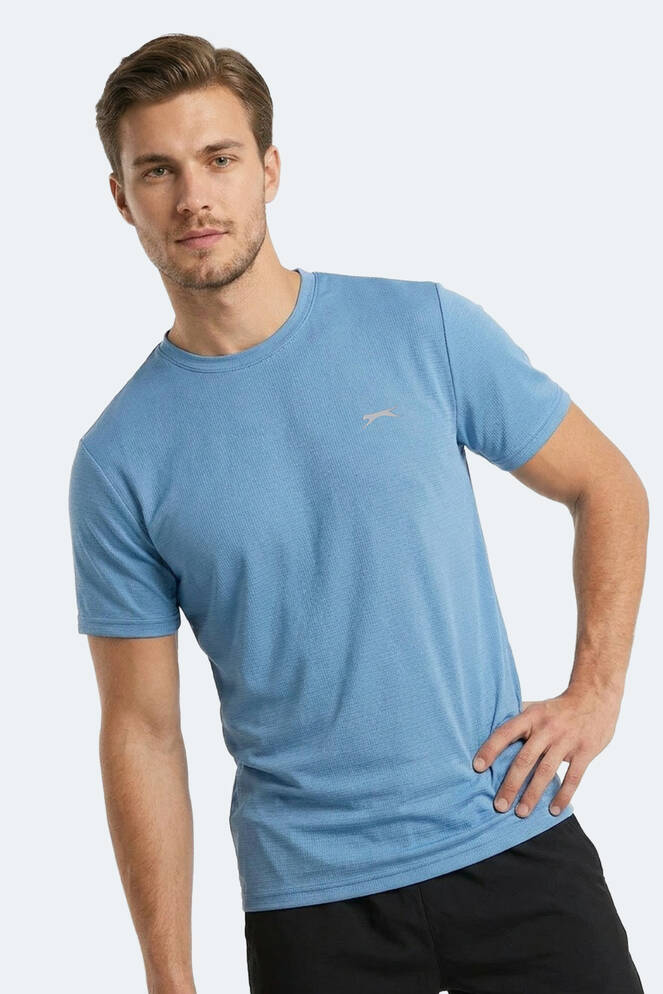 Slazenger HUGGER Erkek Mavi Tişört
