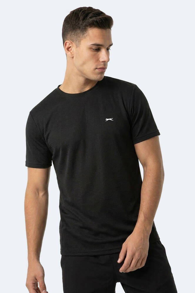 Slazenger HUGGER Erkek Siyah Tişört