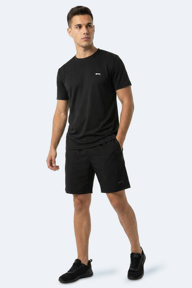 Slazenger HUGGER Erkek Siyah Tişört