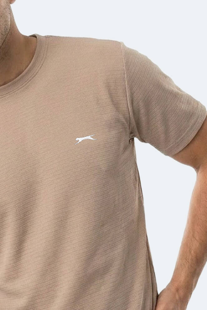 Slazenger HUGGER Erkek Vizon Tişört