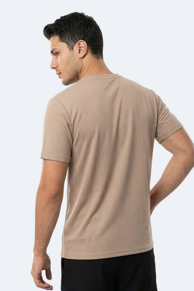 Slazenger HUGGER Erkek Vizon Tişört