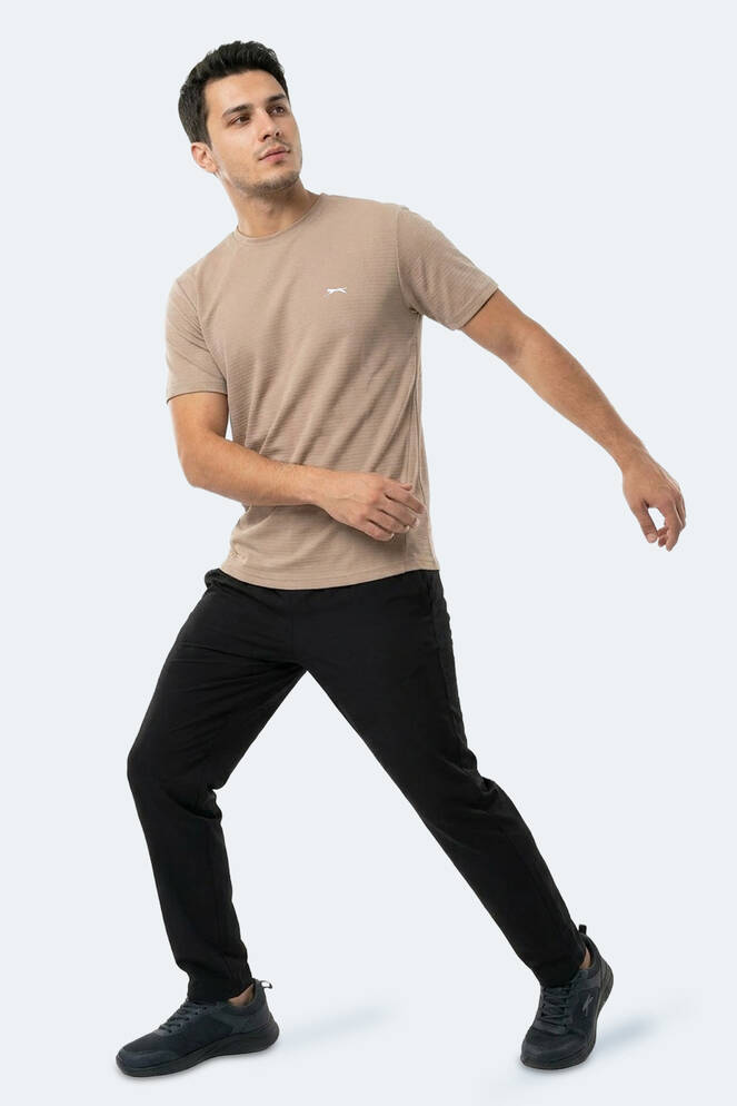 Slazenger HUGGER Erkek Vizon Tişört