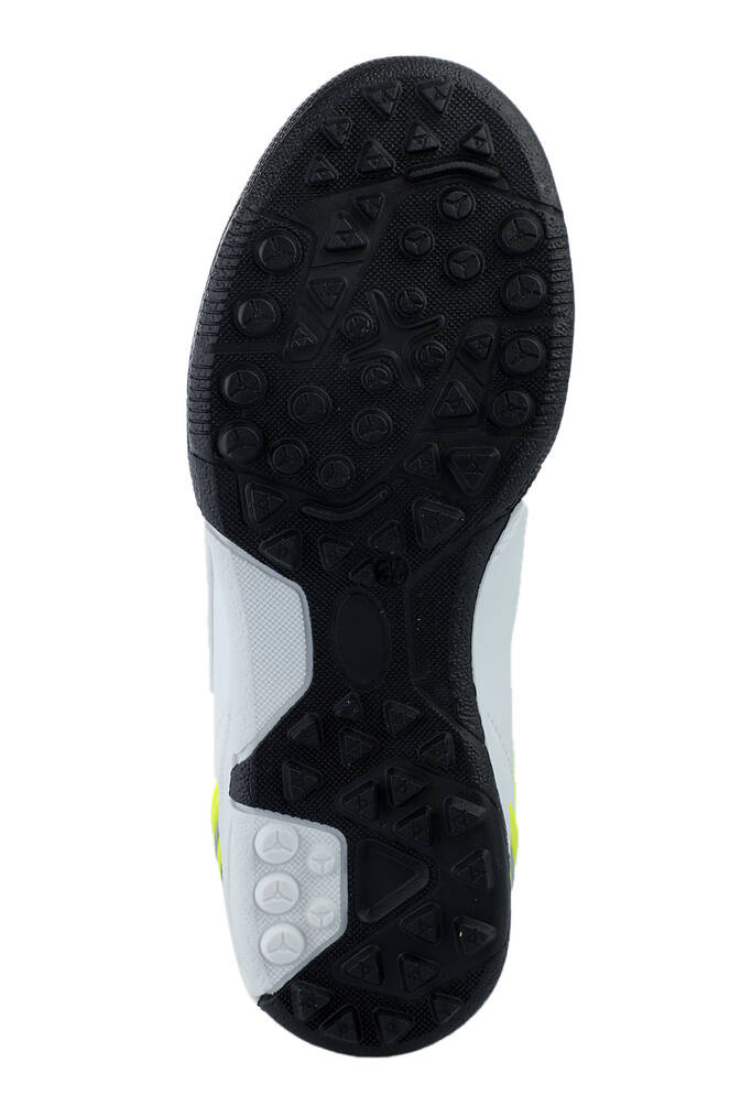 Slazenger HUGO HS Football Boys Indoor Soccer Shoes White - Yellow