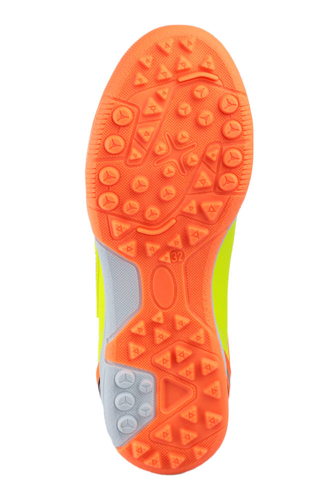 Slazenger HUGO HS Futbol Erkek Çocuk Halı Saha Ayakkabı Sarı - Kırmızı