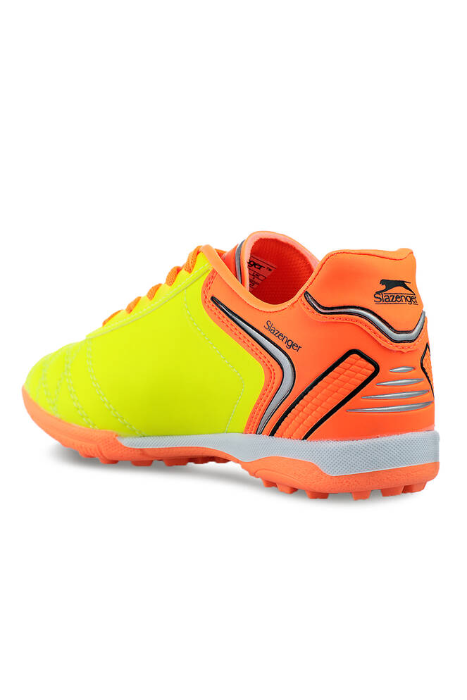 Slazenger HUGO HS Football Boys Indoor Soccer Shoes Yellow - Red