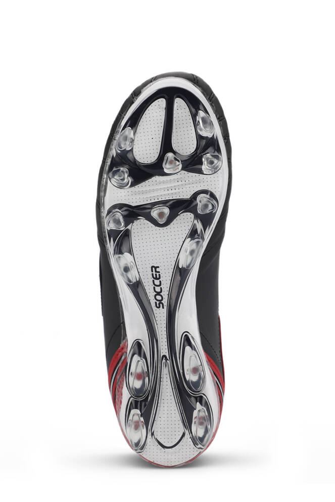 Slazenger HUGO KR Erkek Siyah / Kırmızı Futbol Ayakkabısı
