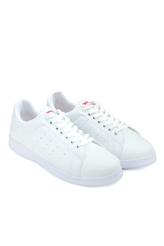 Slazenger IBTIHAJ Sneaker Kadın Ayakkabı Beyaz - Fuşya - Thumbnail