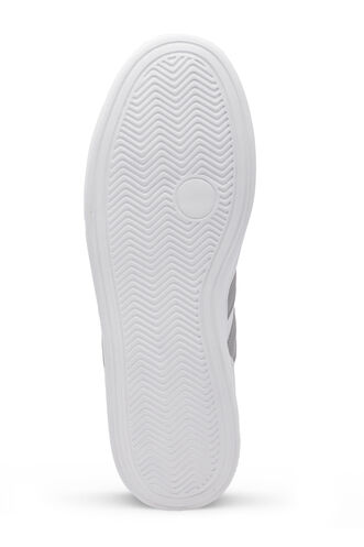 Slazenger IDENTY Erkek Sneaker Ayakkabıları Beyaz - Gri - Thumbnail