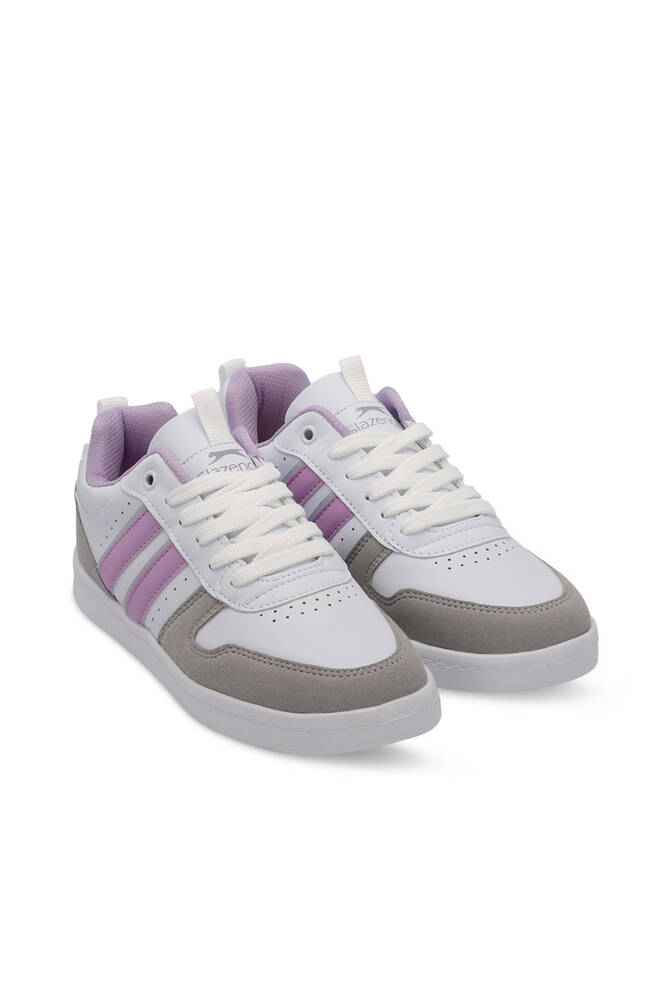 Slazenger IDENTY Kadın Sneaker Ayakkabıları Beyaz - Lila