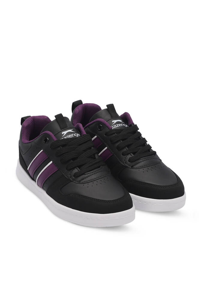 Slazenger IDENTY Kadın Sneaker Ayakkabıları Siyah - Mor